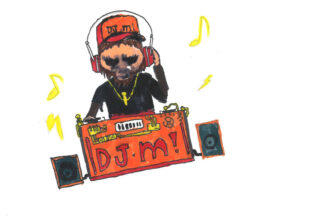 DJ・猿（DJ・ｍ）（ｍはモンキーのｍ）