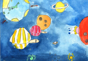 宇宙を旅するハマグリ