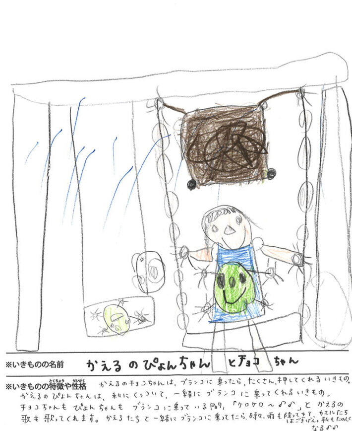 かえるのぴょんちゃんとチョコちゃん