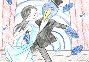 踊るハシビロコウ紳士